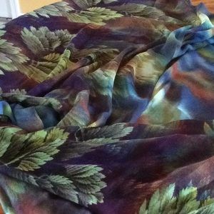 Watercolor rainbow scarf/ shawl/ wrap NWOT